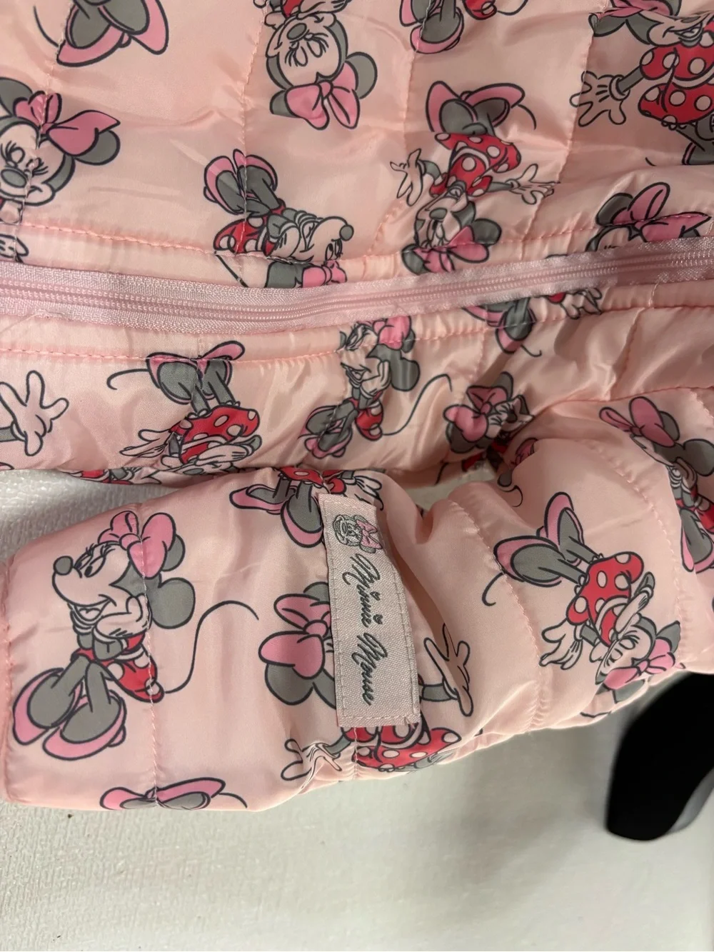 Disney Pink Minnie Mouse Snowsuit with Black Ears